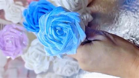 Easy How To Make With Tissue Paper Flowers Diy Paper Craft Tutorial