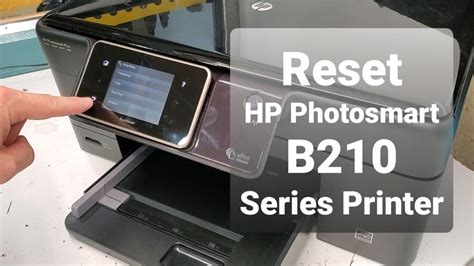 Reset HP Photosmart Plus B210a Printer B210 Access Secret Menu YouTube