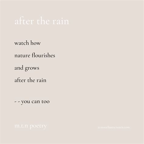 After The Rain Healing Will Come Poem Transatlantic Notes