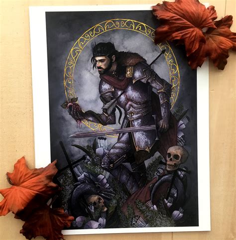 King Uther Pendragon Arthurian Legends Fantasy Etsy