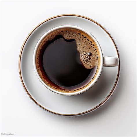 Premium AI Image | a cup of coffee on a saucer