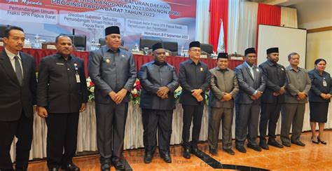 Berikut Rincian Apbdp Provinsi Papua Barat Cahaya Papua News