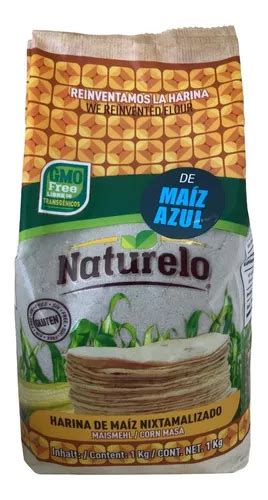 Naturelo Harina De Ma Z Nixtamalizado De Maiz Azul Kg Mercadolibre