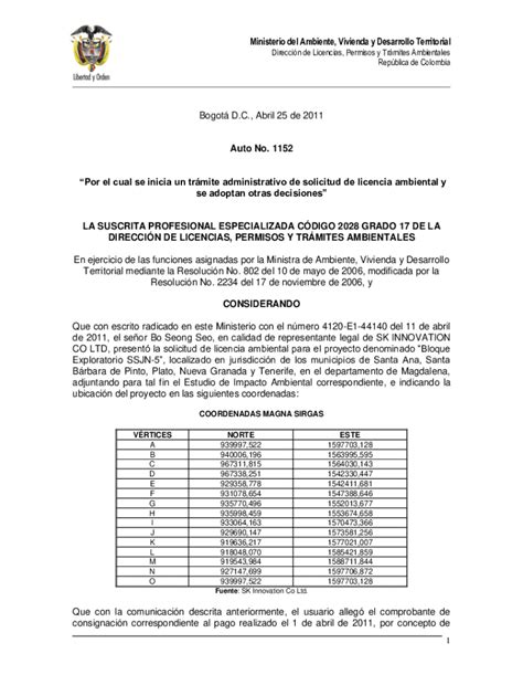 Fillable Online Direccin De Licencias Permisos Y Trmites Ambientales