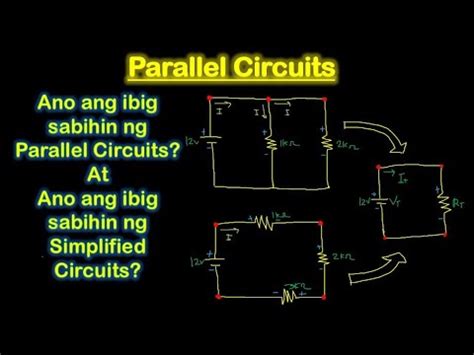 Parallel Circuits Tagalog 1 YouTube