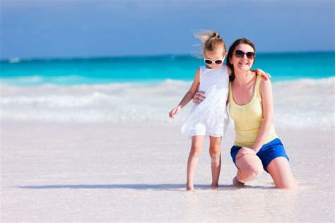 Mother And Daughter On Vacation Stock Image Image Of Lifestyle