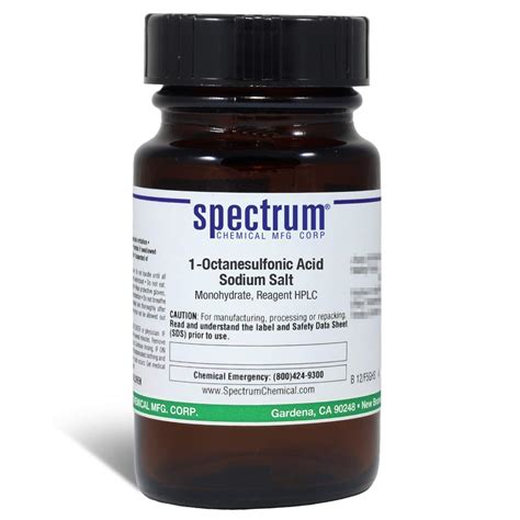 Spectrum O Gm Spfdb Octanesulfonic Acid Sodium Salt