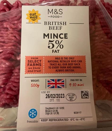 British Beef Mince 5 Fat Mands Food Kalorie Kj A Nutriční Hodnoty Kalorickétabulky Cz