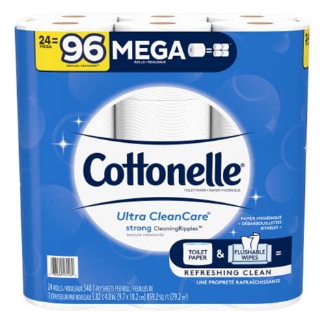 Cottonelle Ultra Cleancare Toilet Paper 24 Rolls Frys Food Stores