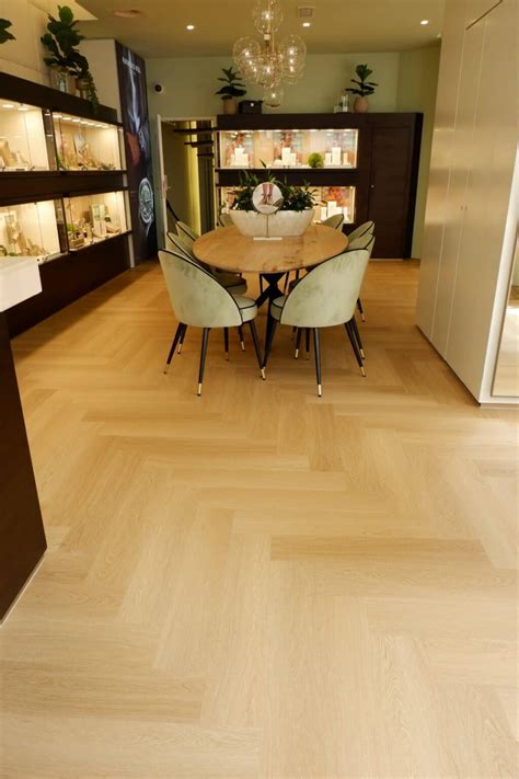 Visgraat PVC Vloer Julia Naturel Eiken Stile Floors