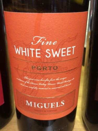 N V Miguels Fine White Sweet Porto Vivino Us