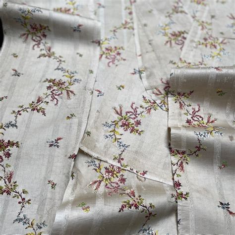 Antique Brocade French Fabric Etsy