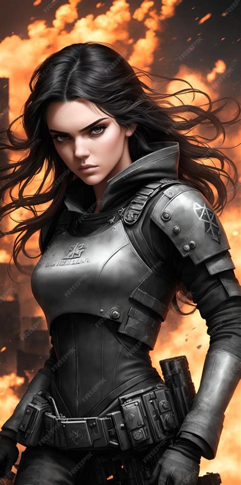 Premium Ai Image Kendall Jenner Stuns As The Iconic Female Antagonist