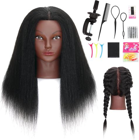 Amazon Opini Mannequin Head Human Hair With Real Hair