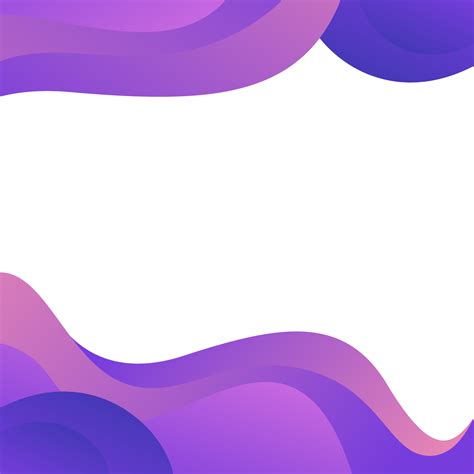 Transparent Background Abstract Purple Frame Border Png