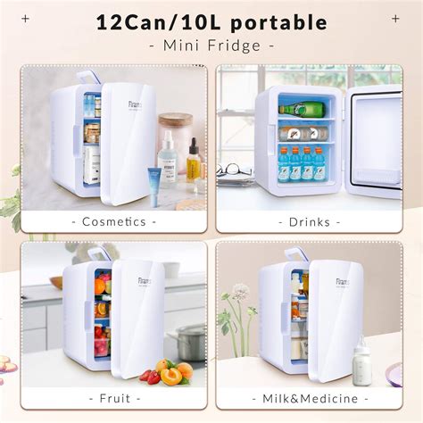 Firares Rapid Cooling Liter Can Mini Fridge For Bedroom Protable