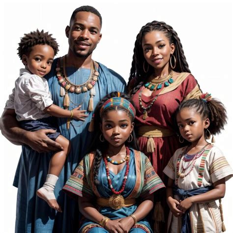premium photo  beautiful photo   african family