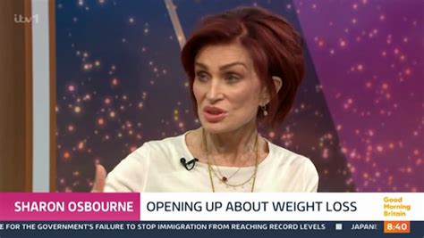 Sharon Osbourne Says She Looks Gaunt Weighing Under Stone After