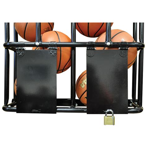 Ball Rack Wall Mounted Stackmaster™ Double 16 Basketballs