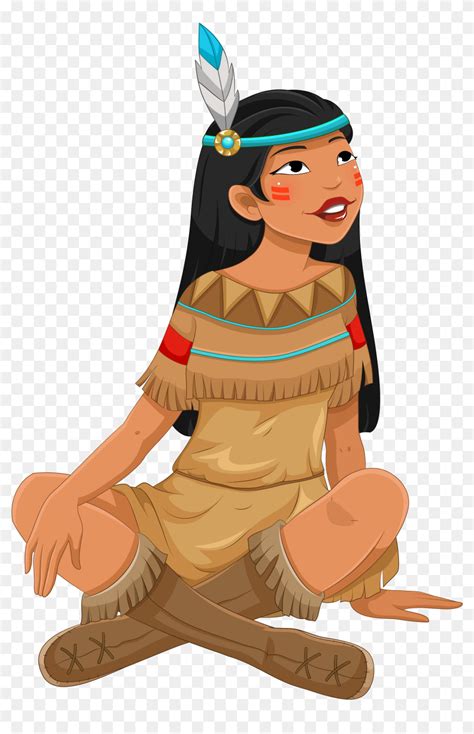 American Indian Png Native American Girl Clipart Transparent Png