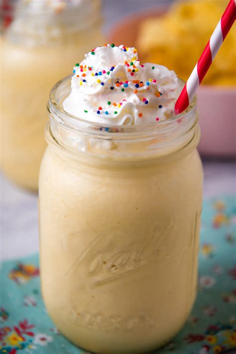 Homemade Vanilla Milkshake With Just 3 Ingredients Flour On My Fingers