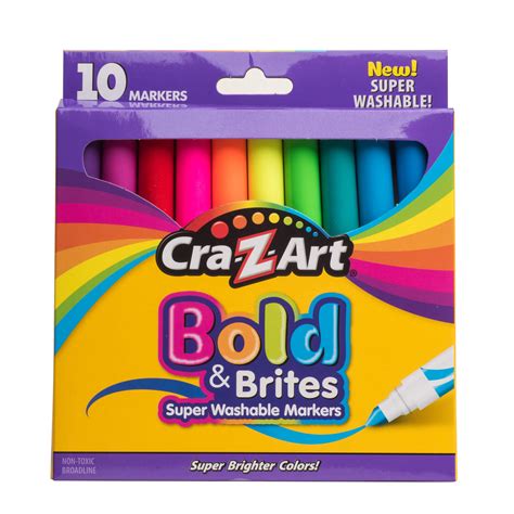 Buy Cra Z Art Bold And Bright Super Washable Markers 10 Count Online