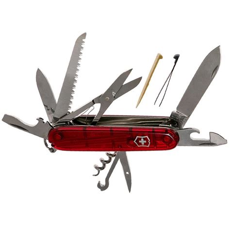 Canivete Victorinox Huntsman Fun Es Vermelho Transl Cido Cm