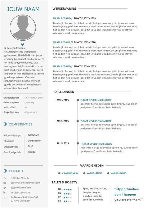 Cv Maken Voorbeeld 15 Jarige Idalias Salon
