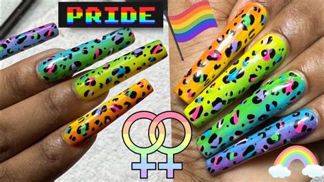 Orgullo Gay Nails Art Para Ir A La Marcha Inspiraci N Youtube