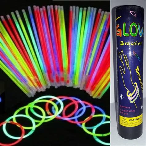 Pulseira Neon Brilha No Escuro Fluorescente C Unidades R