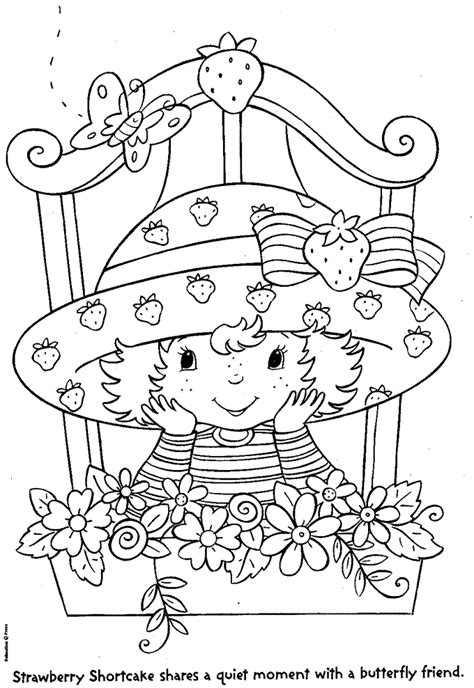 Kids N Coloring Page Strawberry Shortcake Strawberry Shortcake