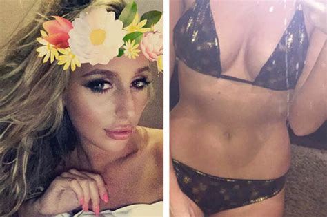Towie S Amber Dowding Shows Off Luscious Bikini Body In Sexy Selfie
