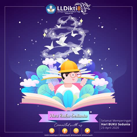 Slogan Budaya Membaca Buku Penggambar