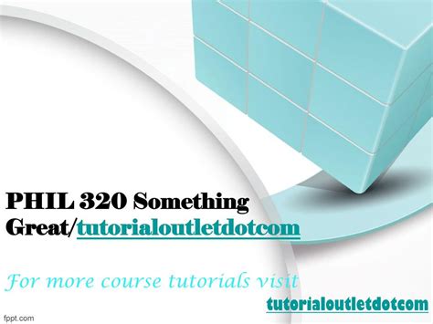 Ppt Phil Something Great Tutorialoutletdotcom Powerpoint