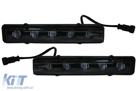 Led Drl Black Daytime Running Lights Suitable For Mercedes G Class W