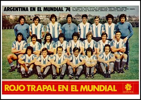 SelecciÓn De Argentina En El Campeonato Mundial 1974