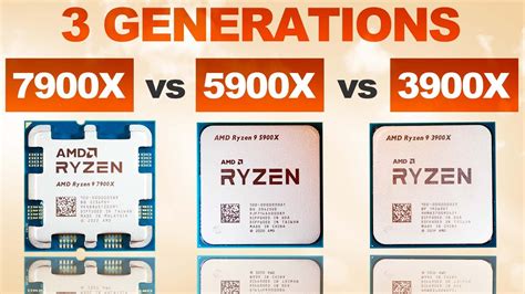 3 Generations Tested — Amd 7900x Vs 5900x Vs 3900x Youtube