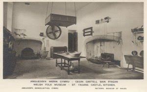 Welsh Folk Museum St. Fagans Castle Kitchen Mint Postcard | Europe - United Kingdom - Wales ...