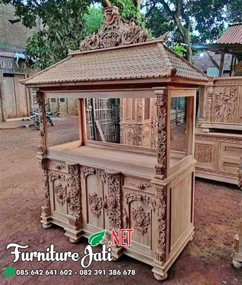 Bufet Tempat Aquarium Ukiran Kayu Jati FURNITURE JATI JEPARA