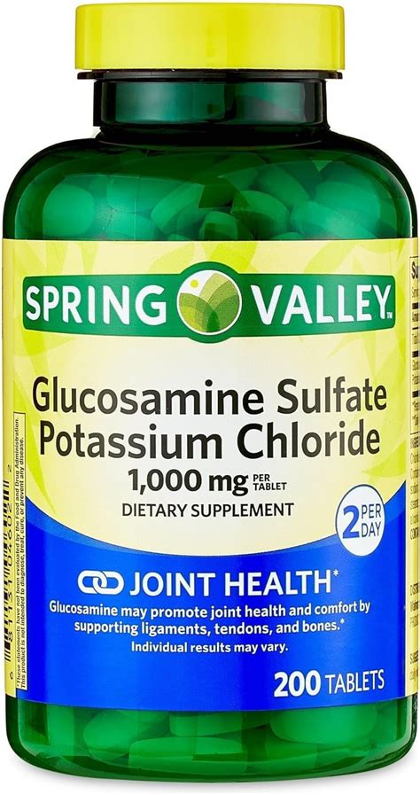 Amazon Generic Spring Valley Glucosamine Sulfate Potassium