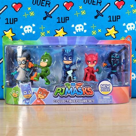 Pj Masks Collectible Figure 5 Piece Set 3 Htf Limited Edition Version