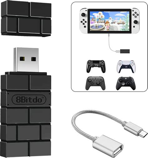 8BitDo USB Wireless Controller Adapter 2 Converter Dongle For Switch