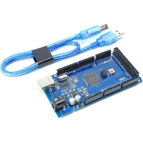 Jual Arduino Mega 2560 R3 Blue With Ch340g Usb Connector Indonesia