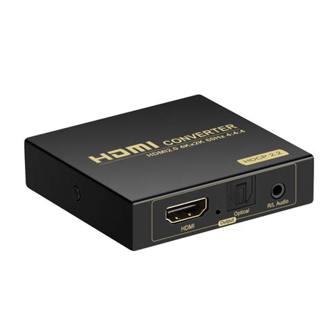 HDMI 2 0 Audio Extractor Converter 2160P 4K x 2K 60hz HDMI เปน HDMI