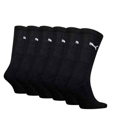 Puma Socks Crew 6 Pack Whiteblack