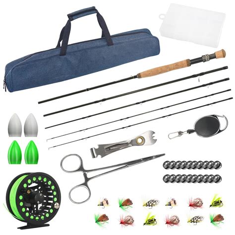 Nh Carbon Fly Fishing Rod And Reel Combo Set Pieces Kit Fly