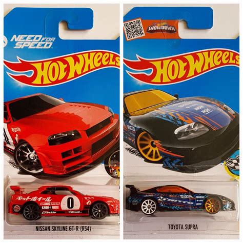 Hot Wheels Nissan Skyline And Toyota Supra Hobbies Toys Toys Games On Carousell
