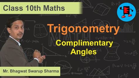 CBSE Class 10 Maths Trigonometry Complimentary Angles YouTube