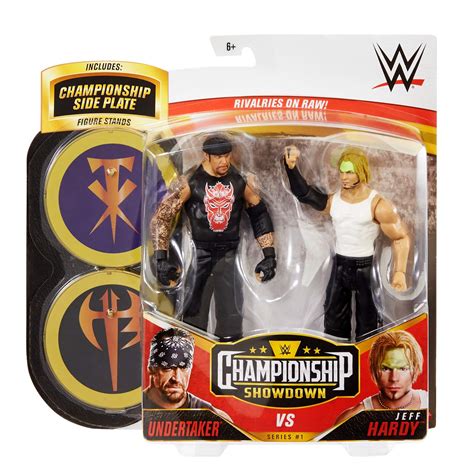 WWE MATTEL Undertaker Vs Jeff Hardy Championship Showdown 2 Pack 66 In