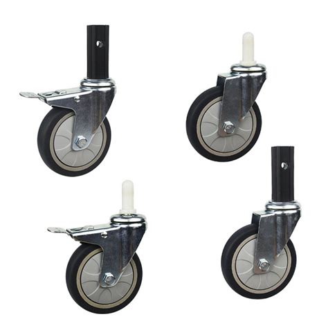 Mm Tpr Trolley Wheels Heavy Duty With Square Stem